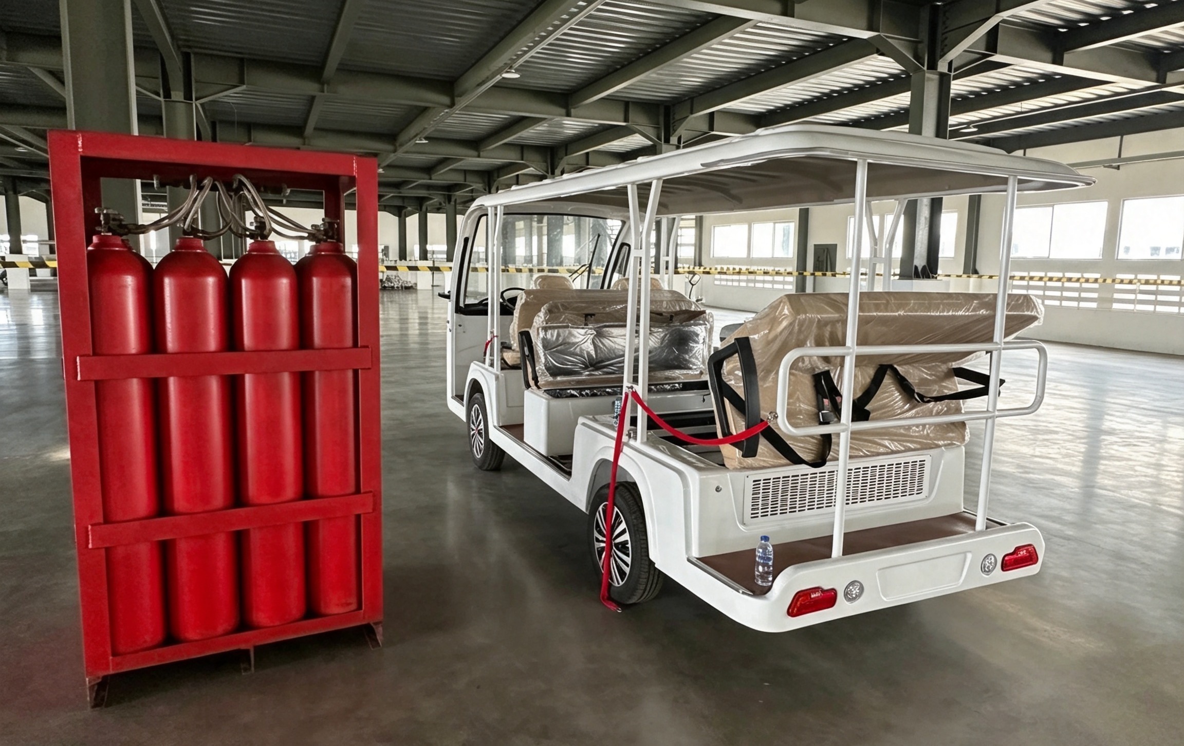 HydroXcel hydrogen vehicles for resorts parks and fleets